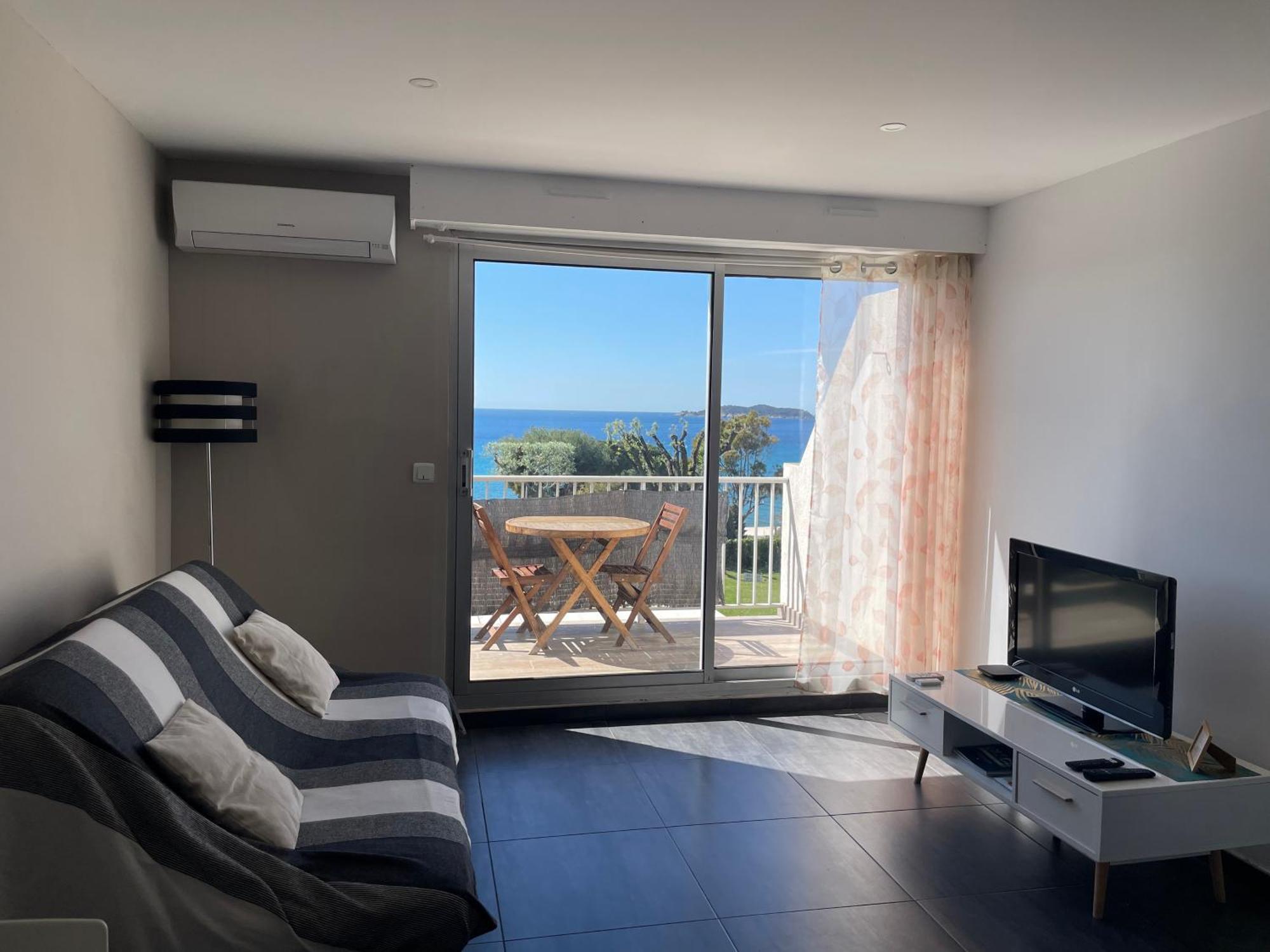 Studio Vue Mer Terrasse Ла-Сьота Экстерьер фото